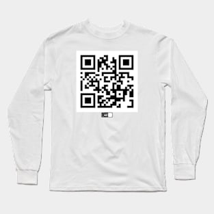 Show Up Speak Out Be Kind qr Long Sleeve T-Shirt